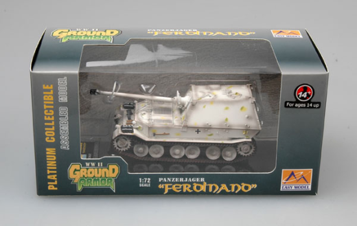 Easy Model 1/72 Panzerjager â€œFerdinandâ€ 653rd Abt 'Eastern Front' 1943 Assembled Model [36224]