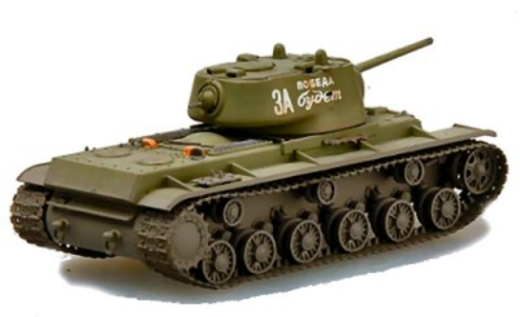 Easy Model 1/72 Russian KV-1 Model 1942 Heavy Tank (Oliver Green) Assembled Model [36290]