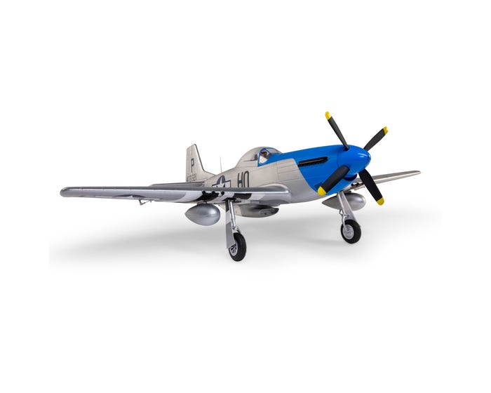 E-Flite P-51D Mustang 1.2m with SAFE Select, BNF Basic, EFL089500