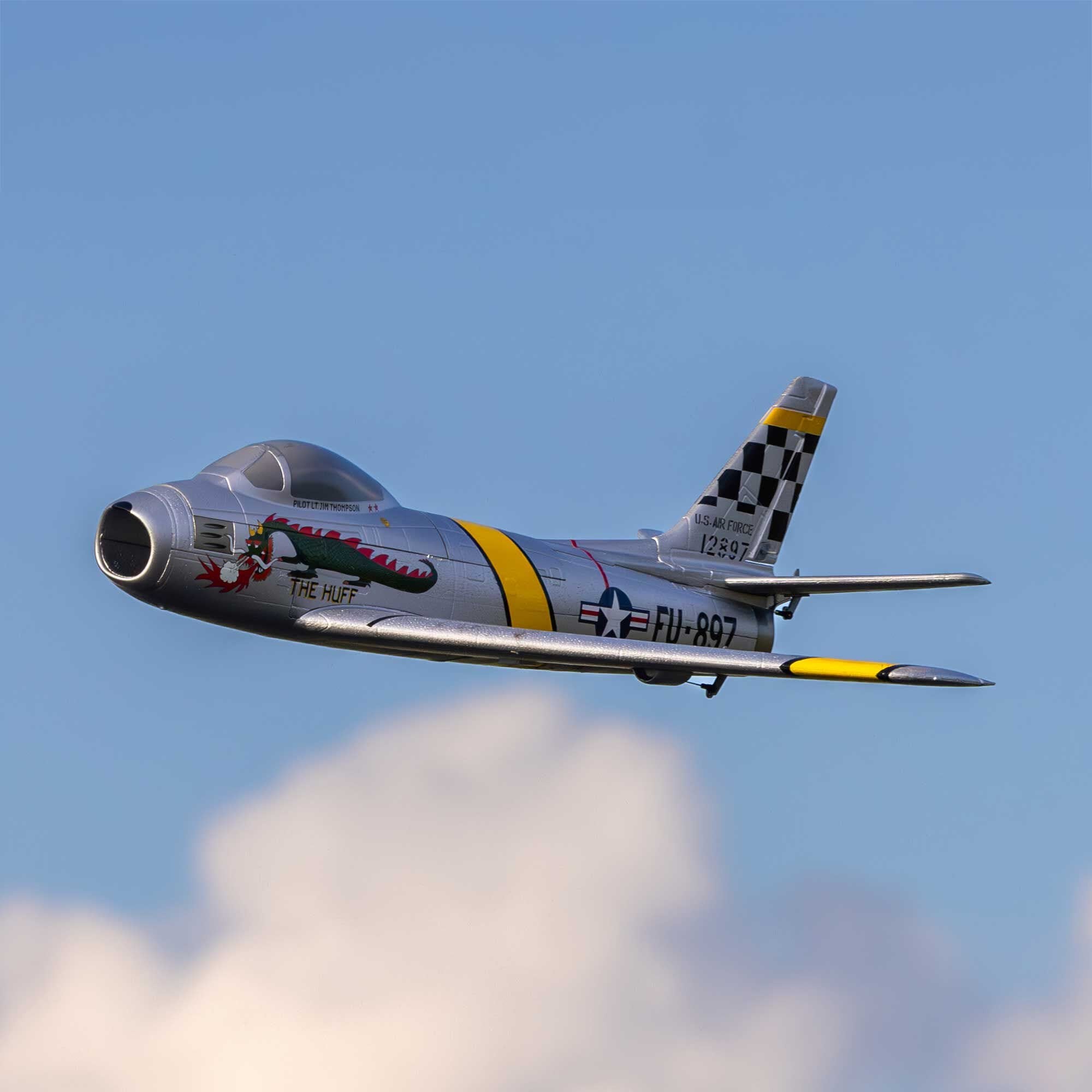 E-FLITE UMX F-86 Sabre 30mm EDF Jet, BNF Basic, EFLU7050