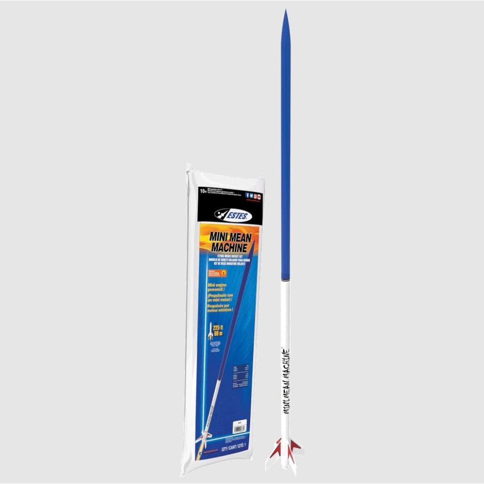 Estes Mini Mean Machine Model Rocket Kit (13mm Mini Engine)