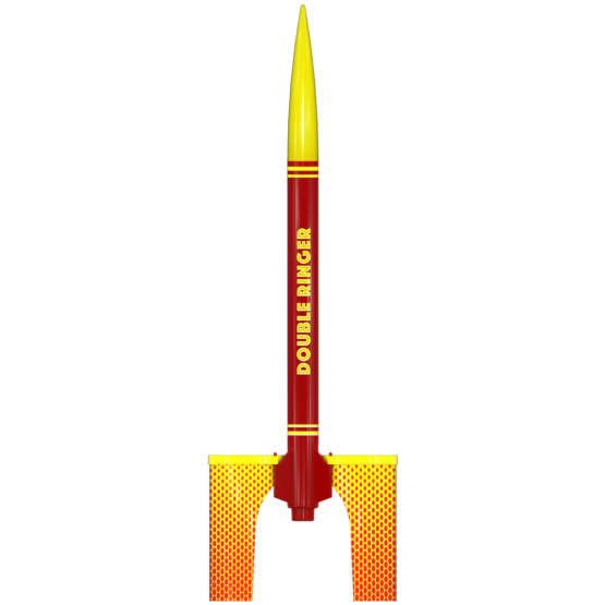 Estes Double Ringer Intermediate Model Rocket Kit (18mm Standard Engine)