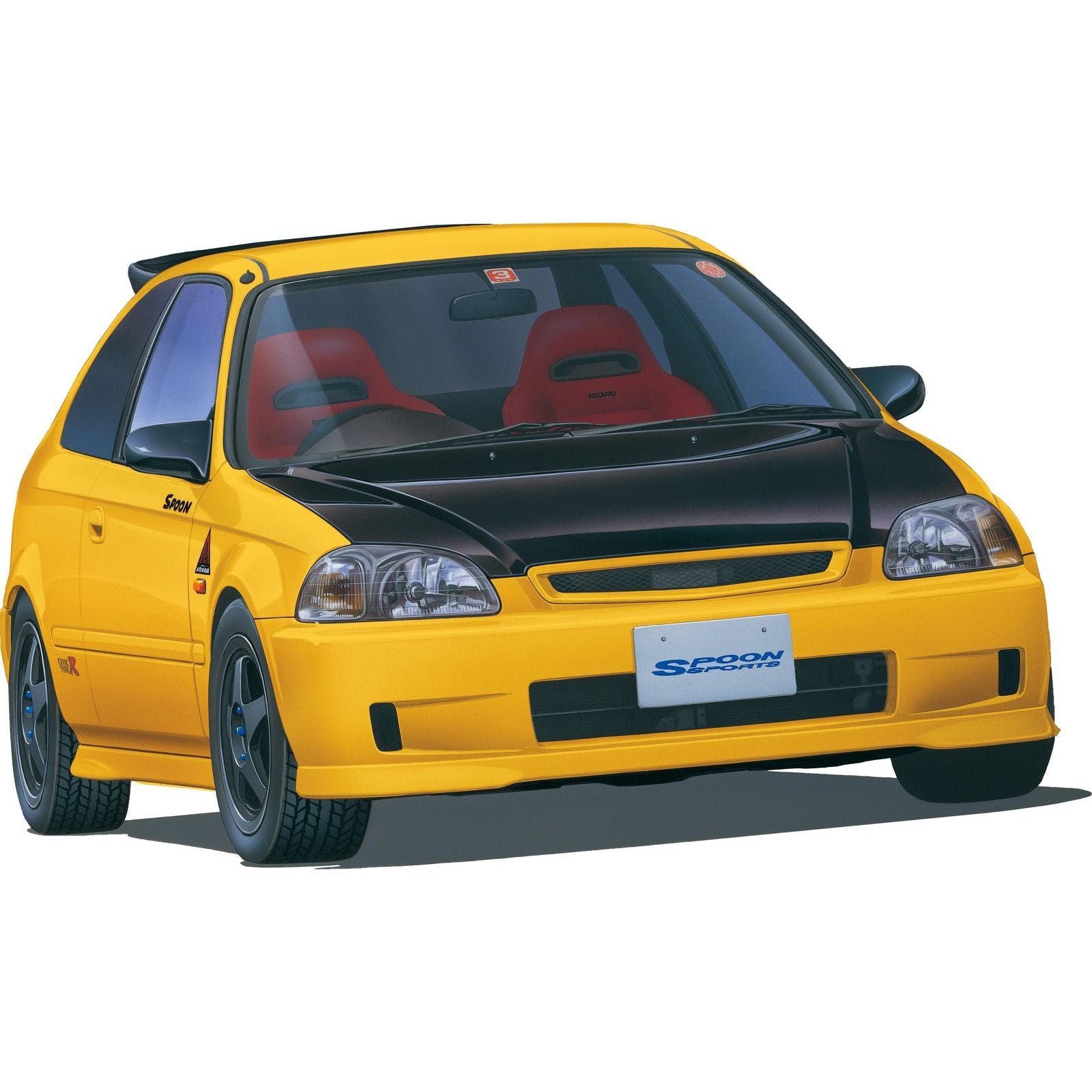 FUJIMI 1/24 Spoon Civic Type R (EK9) (ID-280) Plastic Model Kit