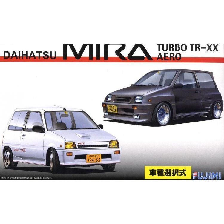 FUJIMI 1/24 Daihatsu Mira Turbo TR-XX/Aero (ID-153) Plastic Model Kit [04637]