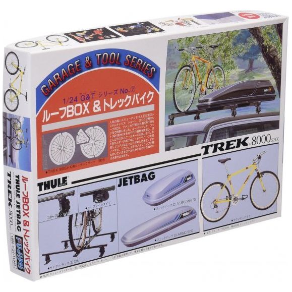 Fujimi 1/24 Roof Box & Trekking Bike (GT-7) Plastic Model Kit [11042]