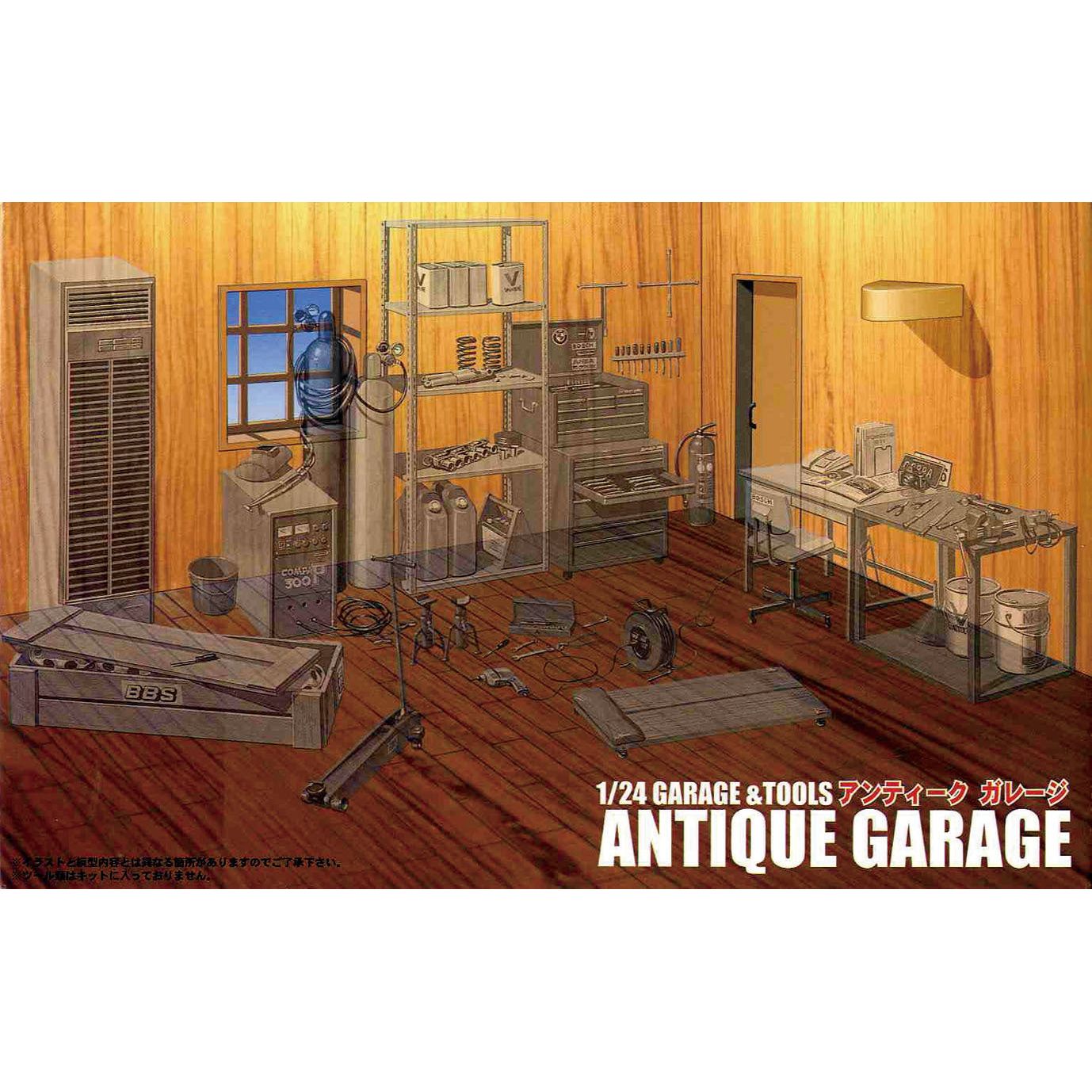 Fujimi 1/24 Antique Garage (GT-12) Plastic Model Kit