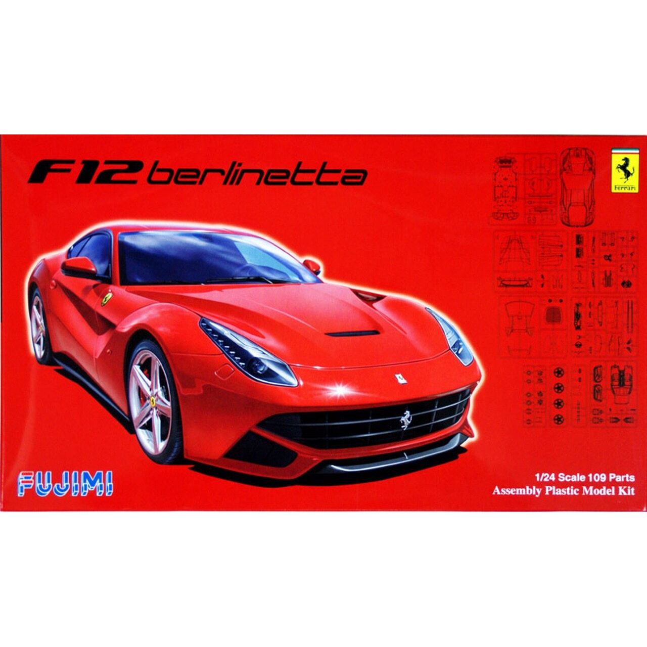 Fujimi 1/24 Ferrari F12 Berlinetta (RS-54) Plastic Model Kit [12562]