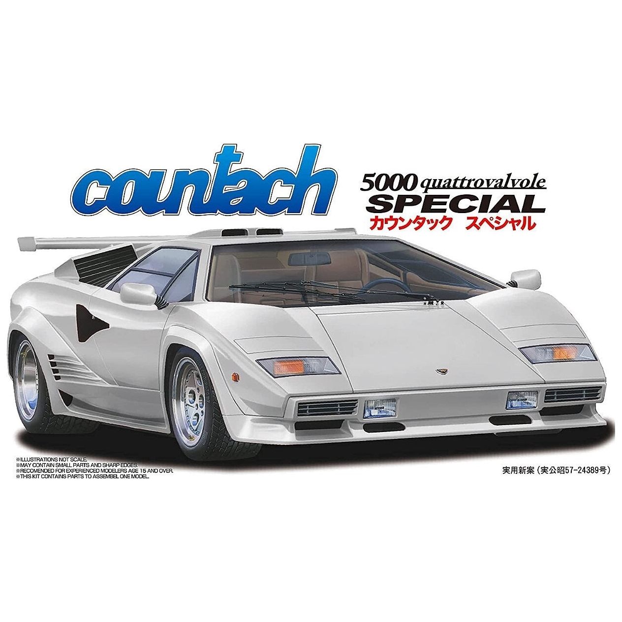 Fujimi 1/24 Lamborghini Countach 5000 Special (RS-53) Plastic Model Kit