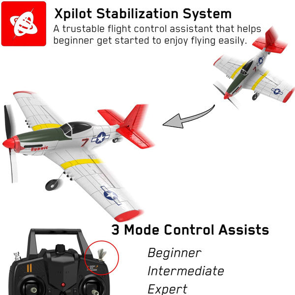 VOLANTEX P51D MUSTANG 400MM RTF W/ GYRO