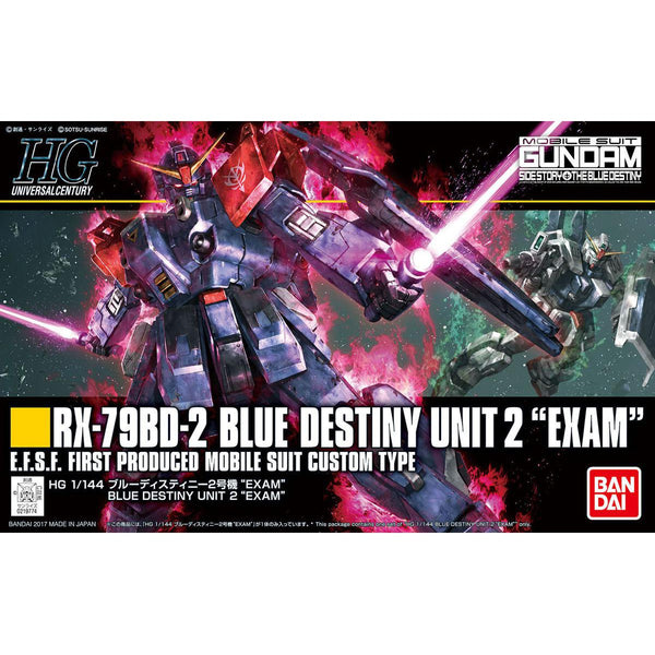 BANDAI HG 1/144 RX-79BD-2 Blue Destiny Unit 2 "Exam"