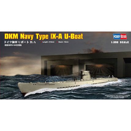 Hobby Boss 1/350 DKM Navy Type lX-A U-Boat Plastic Model Kit [83506]