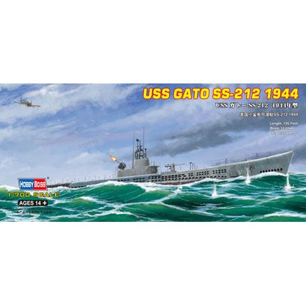 Hobby Boss 1/700 GATO SS-212 1944 Plastic Model Kit [87013]