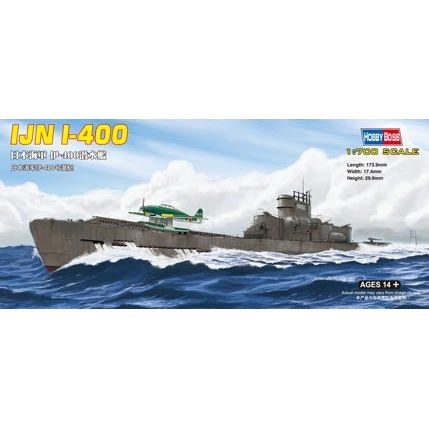 Hobby Boss 1/700 I-400 class Submarine Plastic Model Kit [87017]