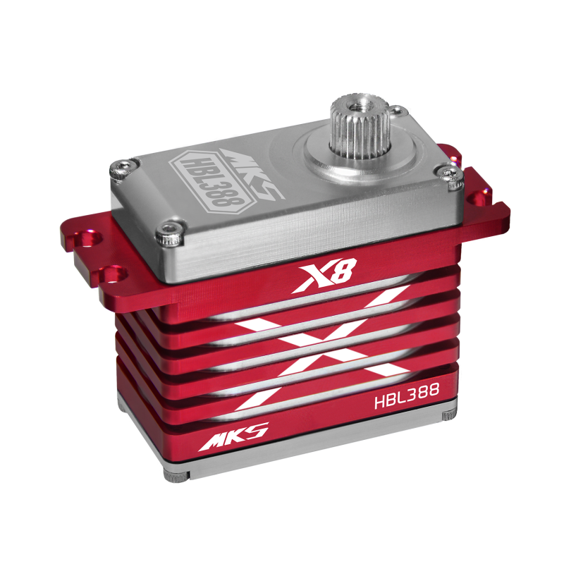 MKS Red Aluminium HBL388 Standard 68kg 8.4V Brushless Metal Geared Servo