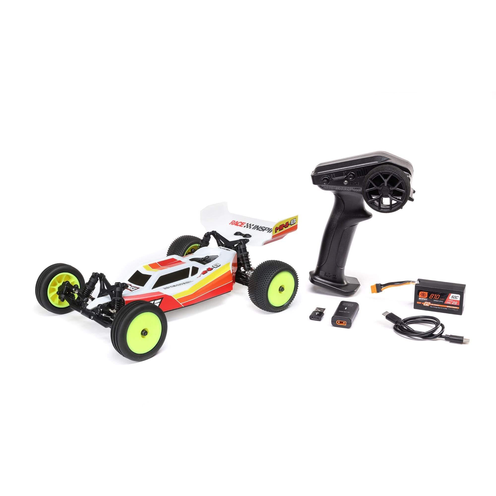 LOSI Mini-B 1/16 Brushless 2WD Buggy RTR, Red