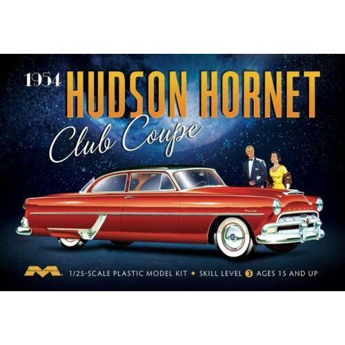 Moebius 1/25 1954 Hudson Hornet Coupe Plastic Model Kit [1213]