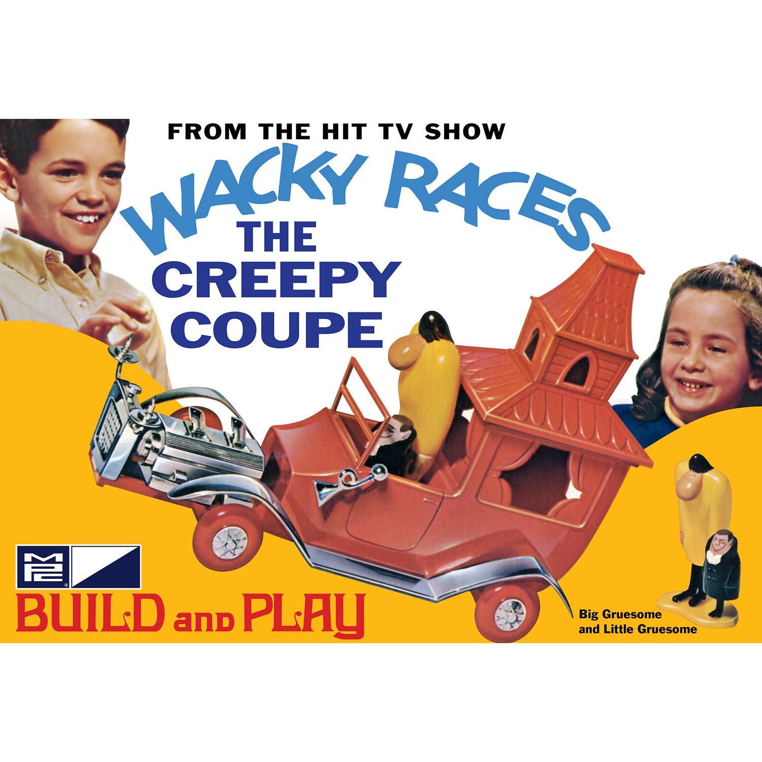 MPC 1/32 Wacky Races - Creepy Coupe  (SNAP) Plastic Model Kit