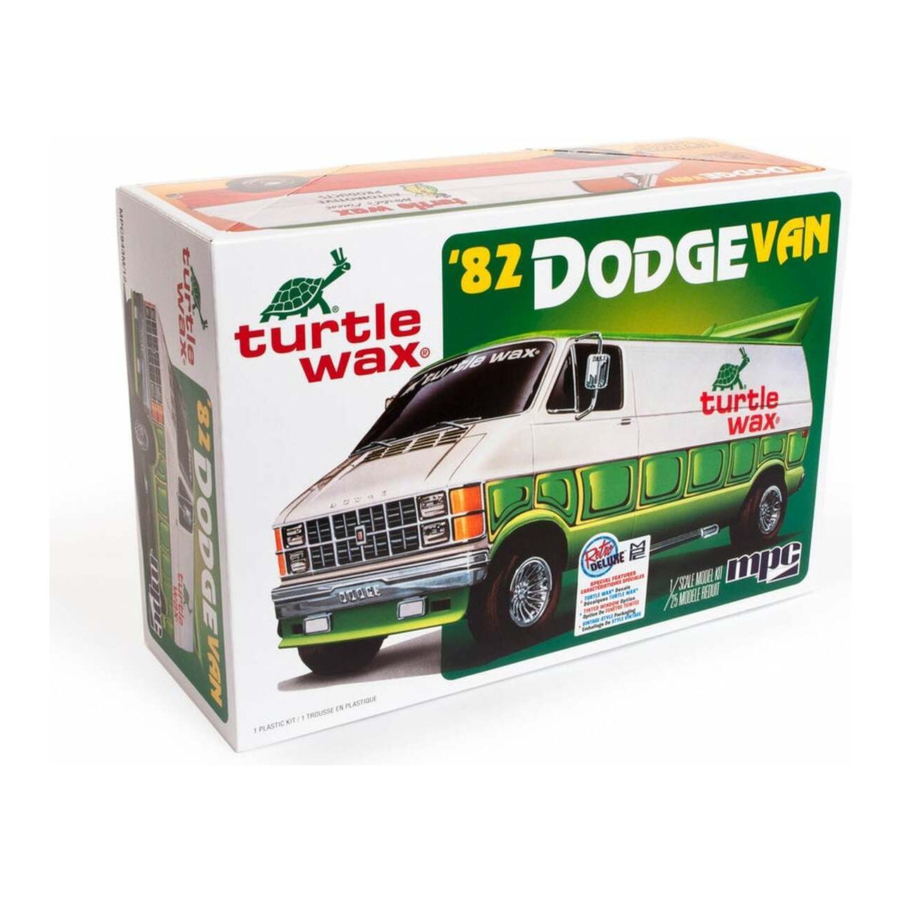 MPC 1/25 1982 Dodge Van Custom (Turtle Wax)  Plastic Model Kit