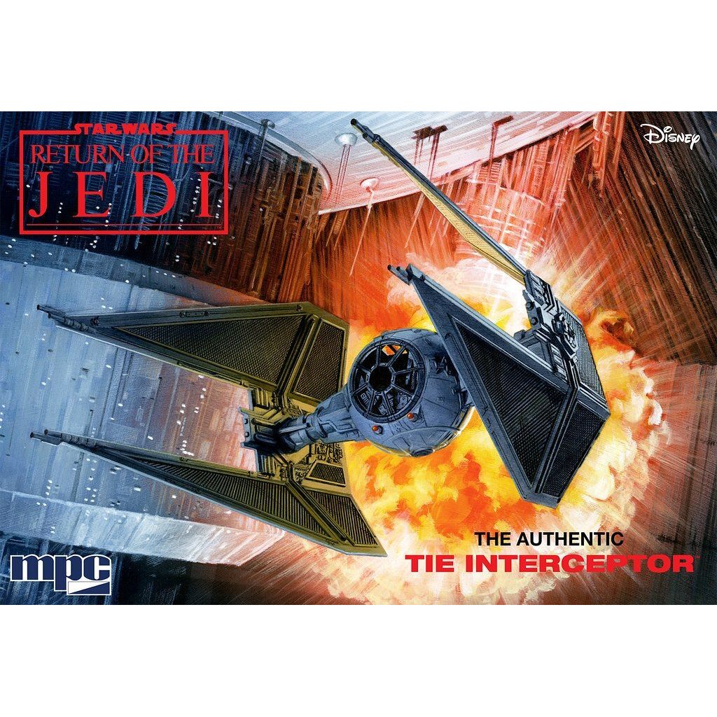 MPC 1/48 Star Wars: Return of the Jedi Tie Interceptor (Snap) Plastic Model Kit