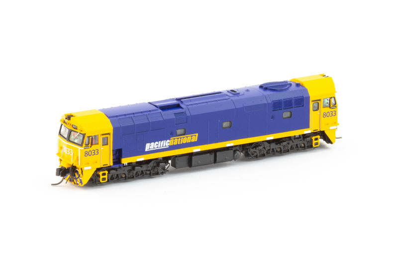 AUSCISION N Scale 80 Class - 8033 Pacific National - Blue/Yellow