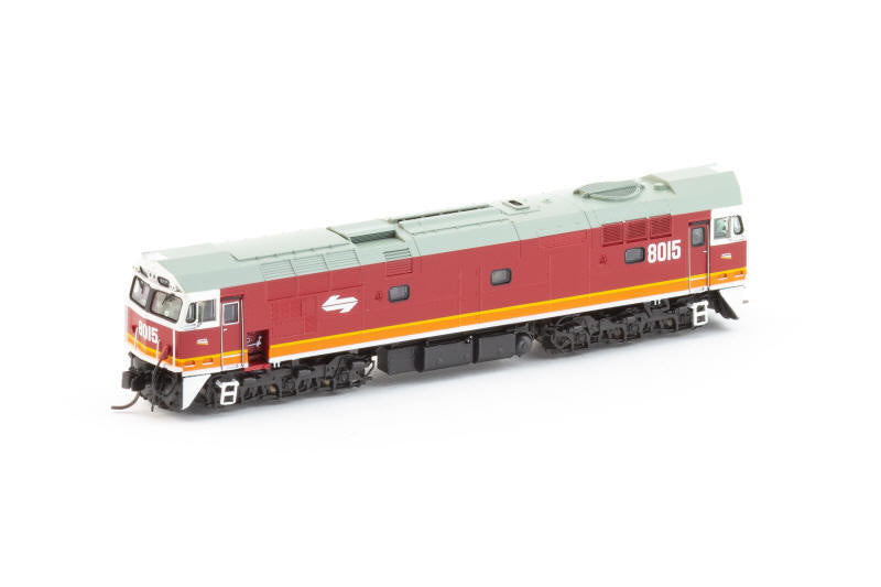 AUSCISION N Scale 80 Class - 8015 Candy - with White L7 & FR Logos - DCC Sound Equipped