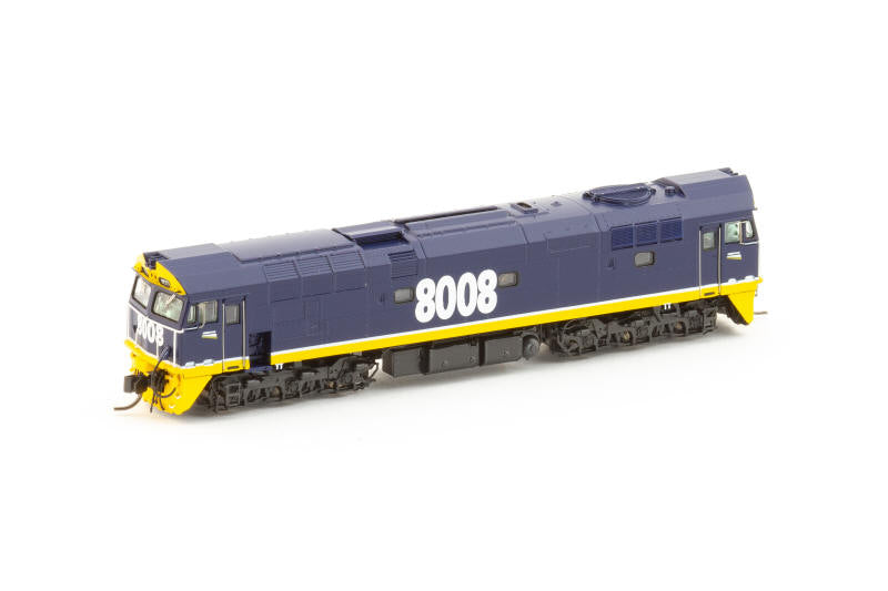 AUSCISION N Scale 80 Class - 8030 Freight Rail - Blue/Yellow with FR Logos - Blue/White