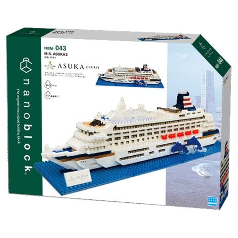 NANOBLOCK DX M.S. Asuka II Cruise Ship