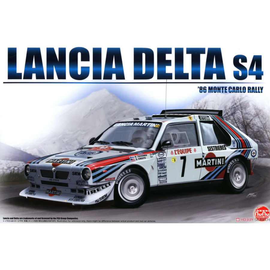 NuNu 1/24 Lancia Delta S4 Martini Montecarlo rally 1986 Plastic Model Kit [24030]