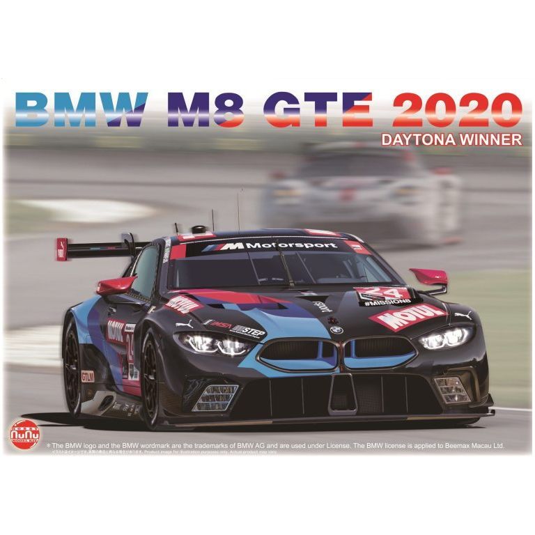 NuNu 1/24 BMW M8 GTE 2020 Daytona Winner Plastic Model KIt