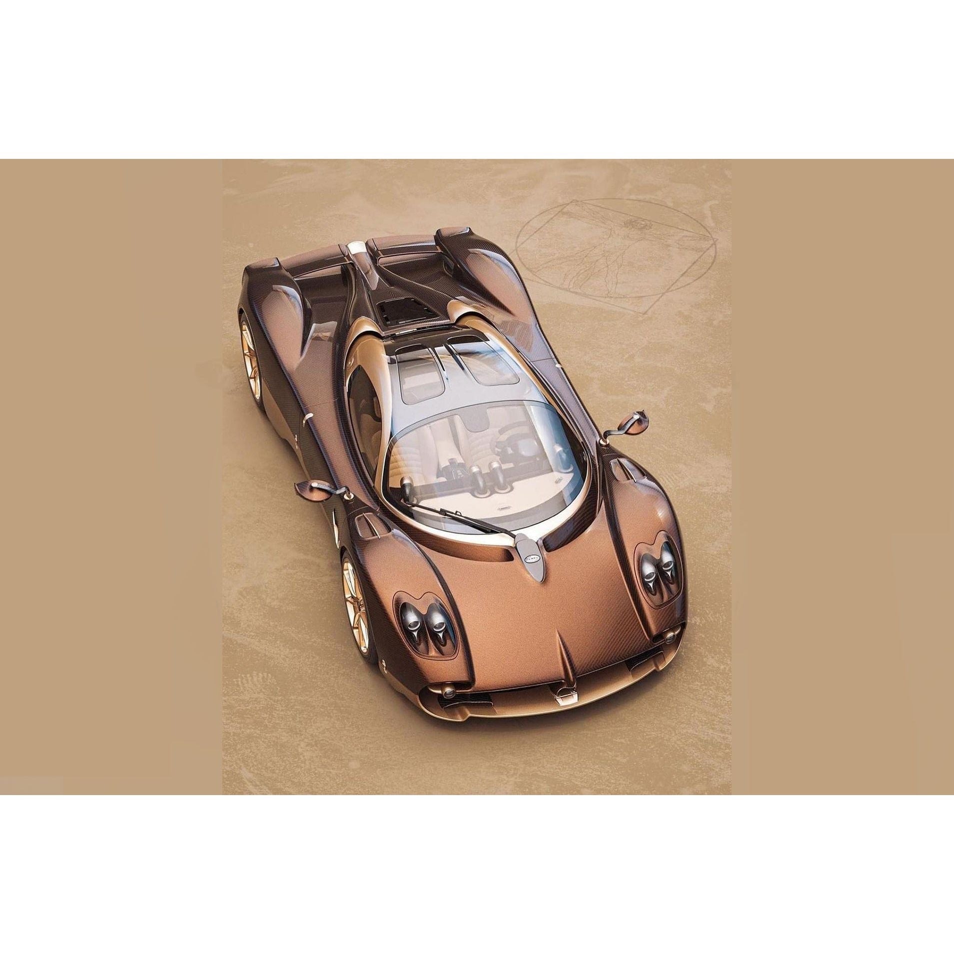 BBR 1/18 Pagani Utopia Metallic Bronze