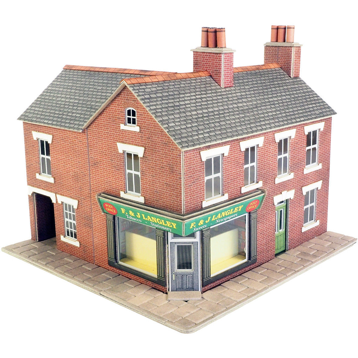 METCALFE OO/HO Red Brick Corner Shop