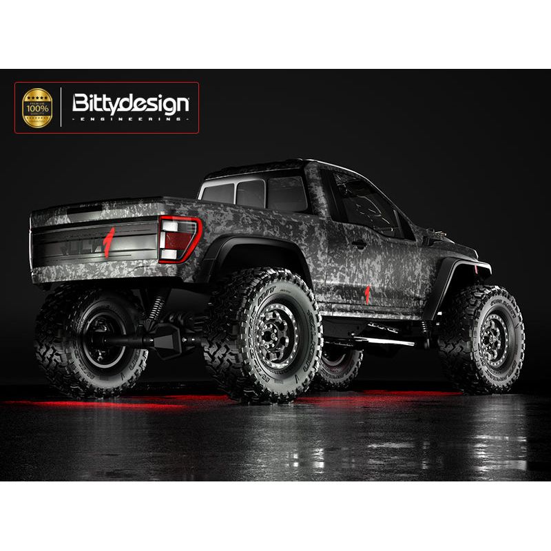 BITTYDESIGN 1/10 Rock1 Clear Body for all 12.3" (313mm) Wheelbase Rock Crawler, 1mm