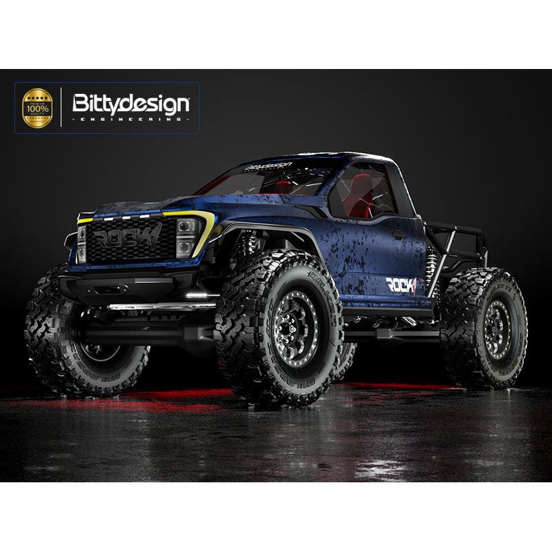 BITTYDESIGN 1/10 Rock1 Clear Body for all 12.3 " 313mm Wheelbase Rock Crawler Models, Pre-Cut, 1mm, Only Cab