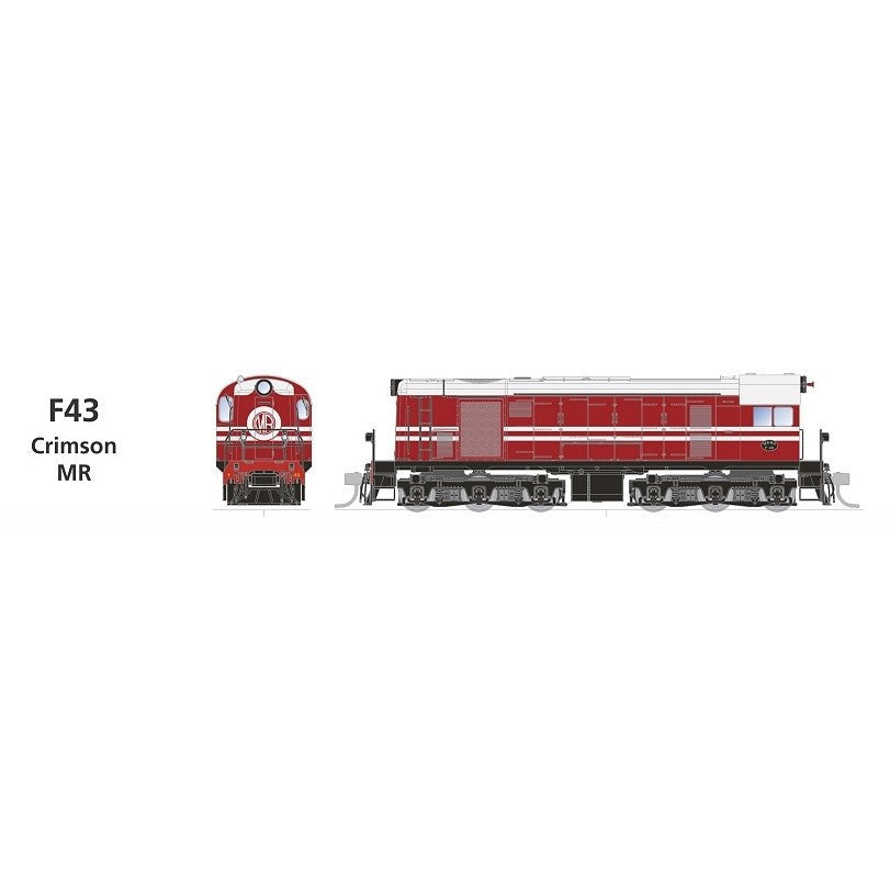 SDS MODELS HOn3.5 WAGR F Class F43 Crimson MR