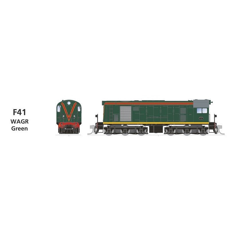 SDS MODELS HOn3.5 WAGR F Class F41 WAGR Green