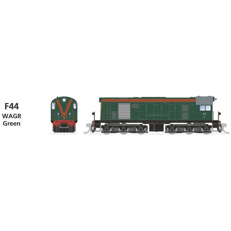 SDS MODELS HOn3.5 WAGR F Class F44 WAGR Green