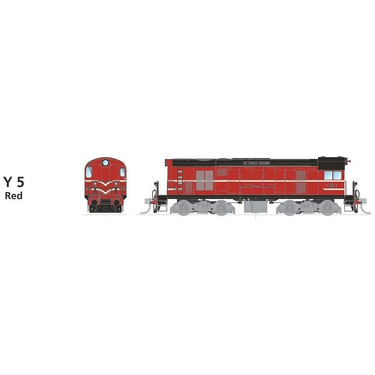 SDS MODELS HO TGR Y Class Y5 Red