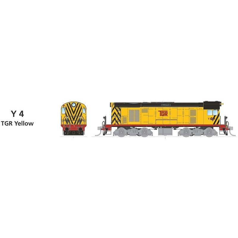 SDS MODELS HOn3.5 TGR Y Class Y4 TGR Yellow