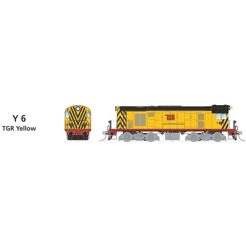 SDS MODELS HOn3.5 TGR Y Class Y6 TGR Yellow DCC Sound