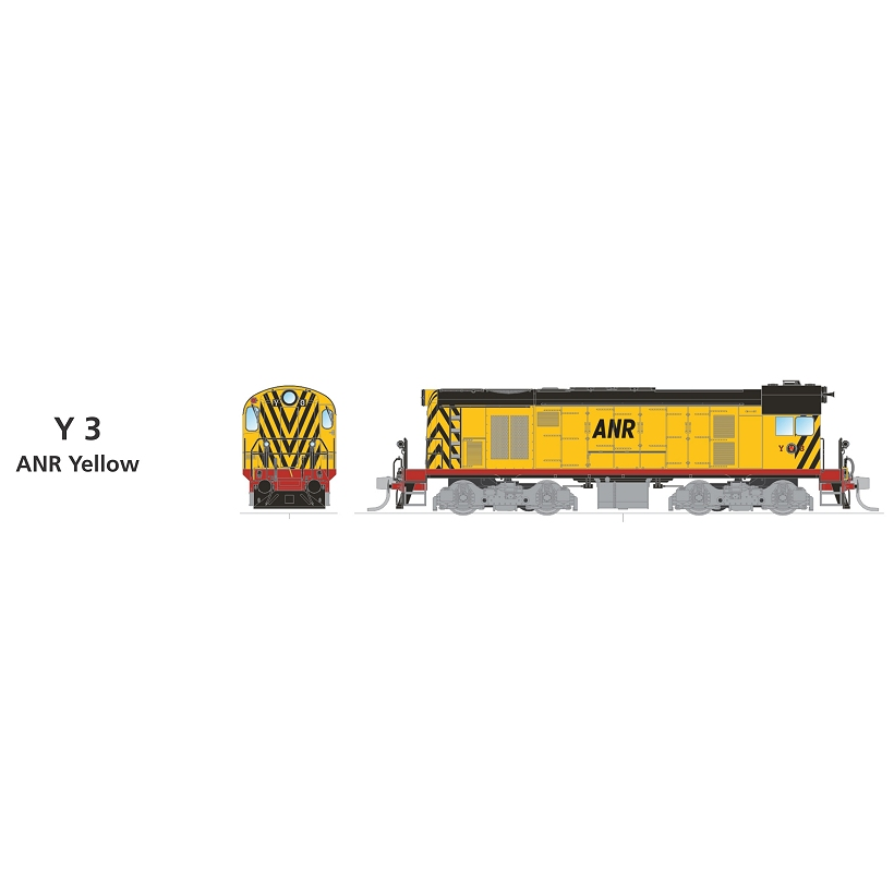 SDS MODELS HOn3.5 TGR Y Class Y3 ANR Yellow DCC Sound