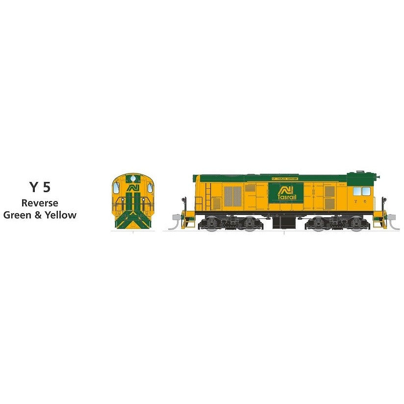 SDS MODELS HOn3.5 TGR Y Class Y5 Reverse Green & Yellow