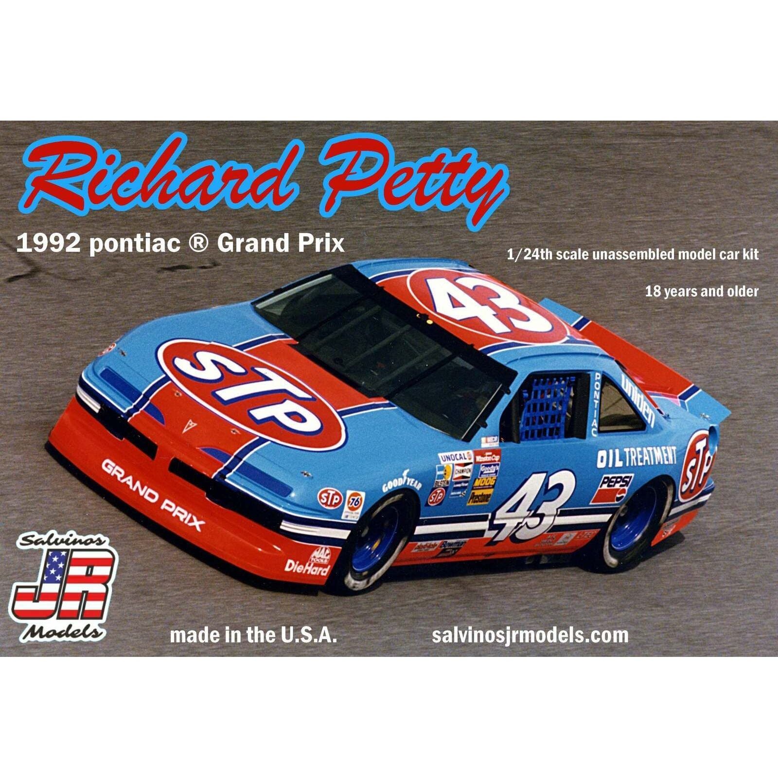 SALVINOS JR RPGP1992A 1/24 Richard Petty #43 Pontiac Grand Prix 1992