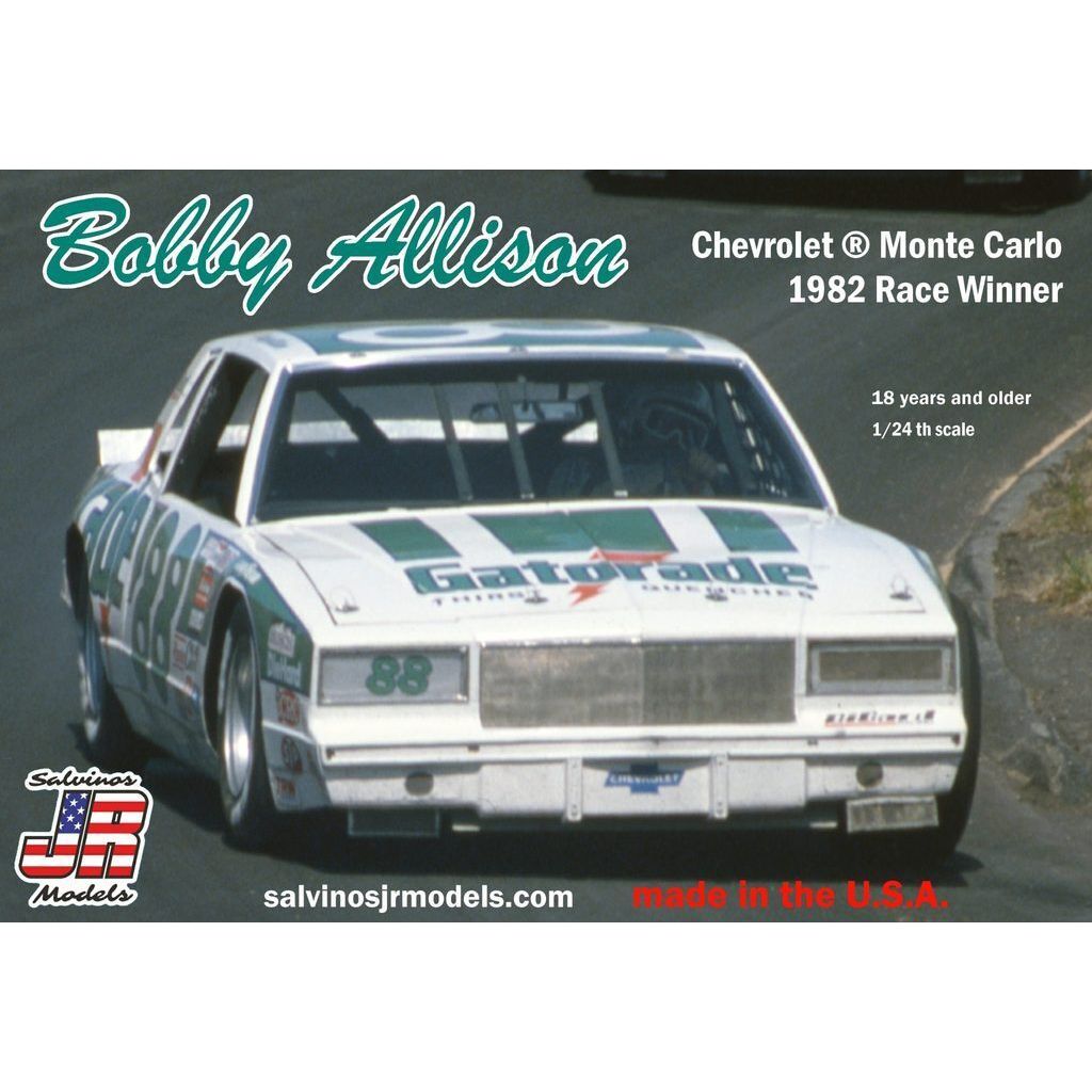 SALVINOS JR 1/24 Bobby Allison Chevrolet Monte Carlo 1982 Race Winner Plastic Model Kit