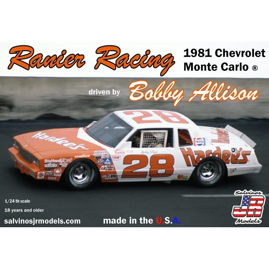 SALVINOS JR RRMC1981C 1/24 Ranier Racing 1981 Monte Carlo Driven by Bobby Allison