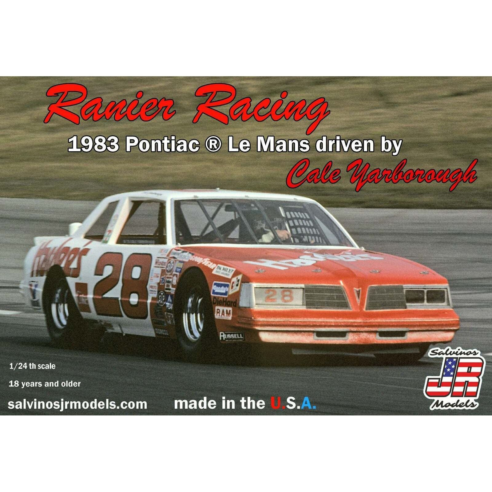 SALVINOS JR RRLM1983D 1/24 Ranier Racing 1983 Pontiac LeMans driven by Cale Yarborough