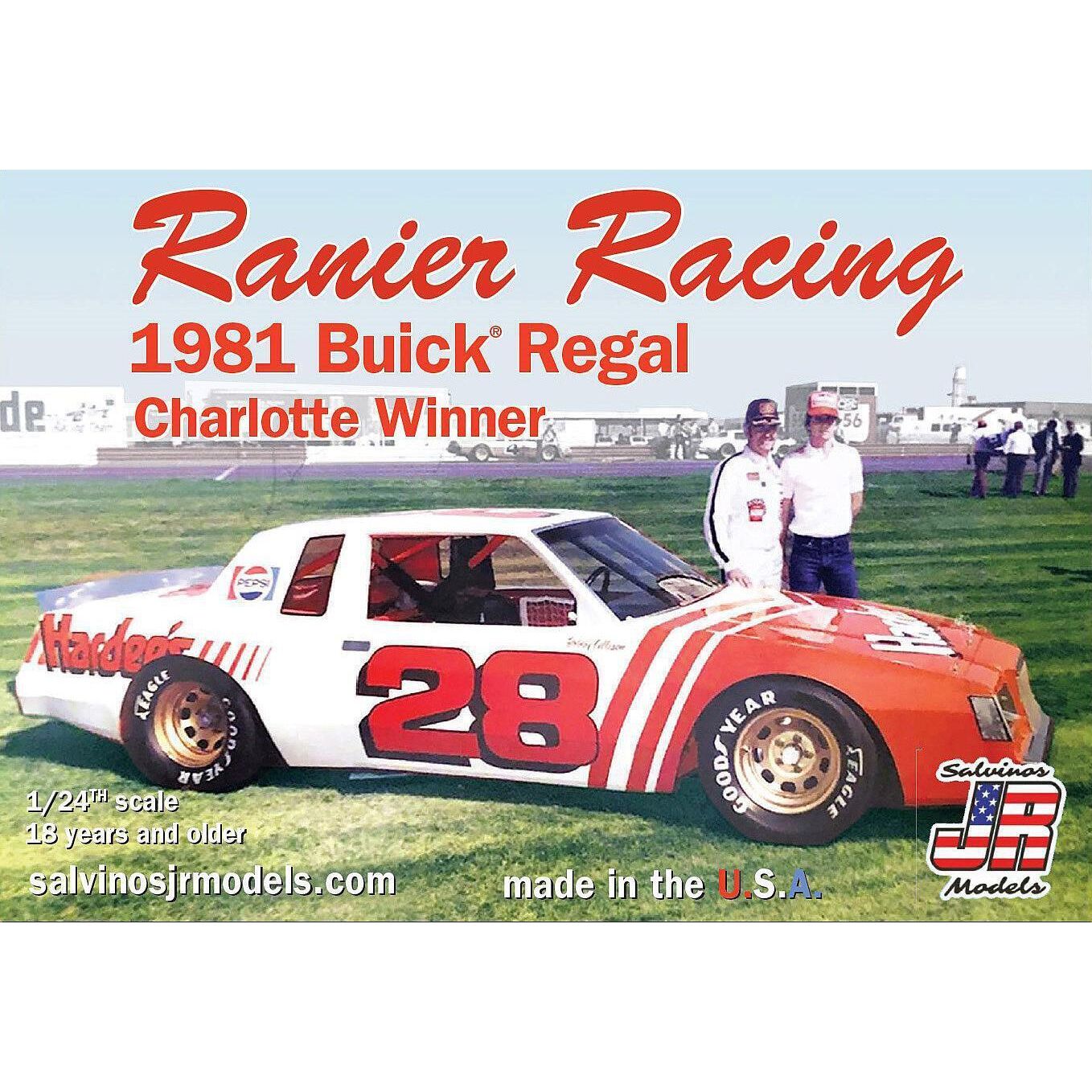 SALVINOS JR 1/24 Rainer Racing 1981 Buick Charlotte Winner Bobby Allison Plastic Model Kit