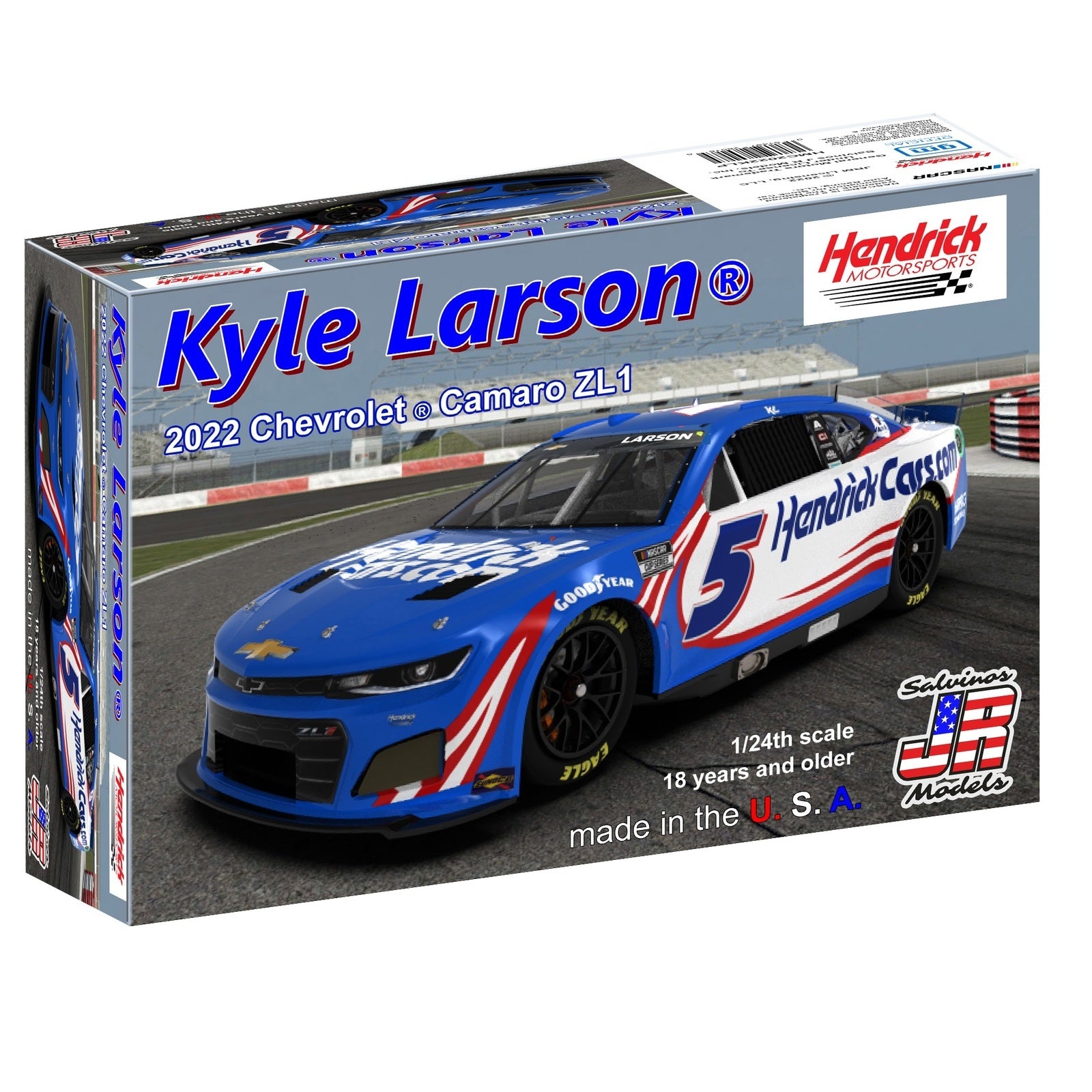 SALVINOS JR 1/24 Hendrick Motorsports Kyle Larson 2022 Camaro Plastic Model Kit