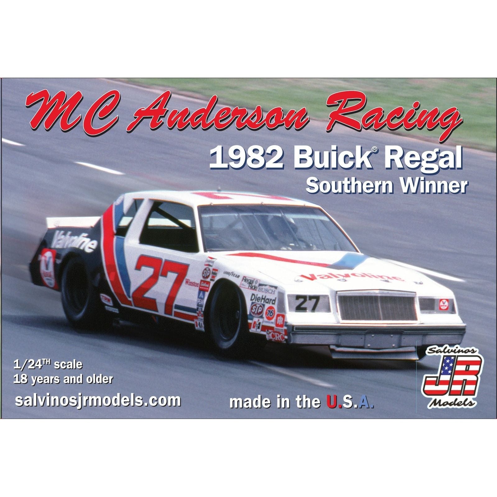 SALVINOS JR 1/24 MC Anderson Racing 1982 Buick Regal Southern Winner Plastic Model Kit