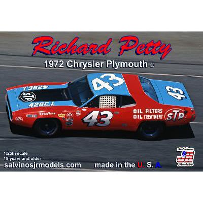 SALVINOS JR 1/25 Richard Petty 1972 Plymouth Chrysler Daytona Car