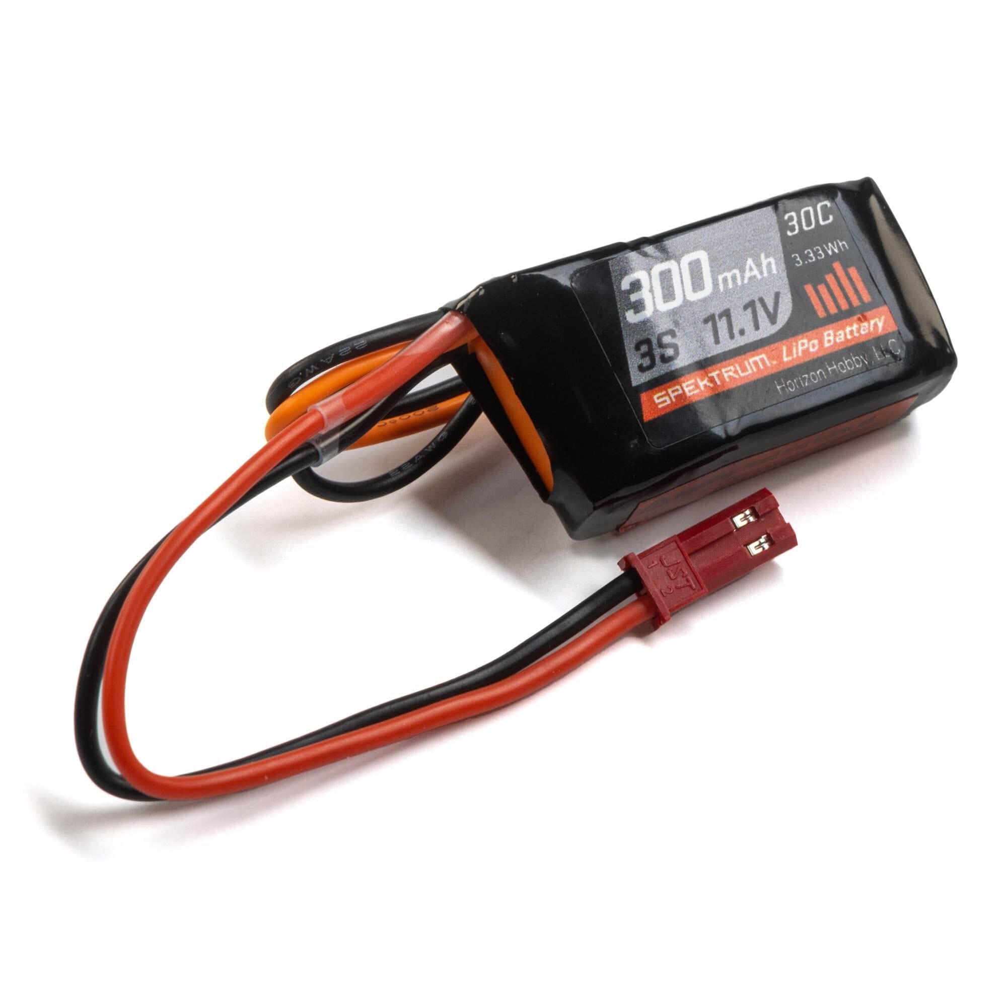 SPEKTRUM 300mAh 3S 11.1V 30C LiPo Battery with JST Connector